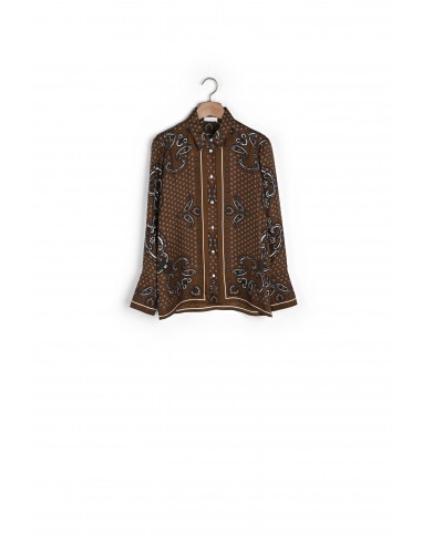 CHEMISE Marron Foncé en stock