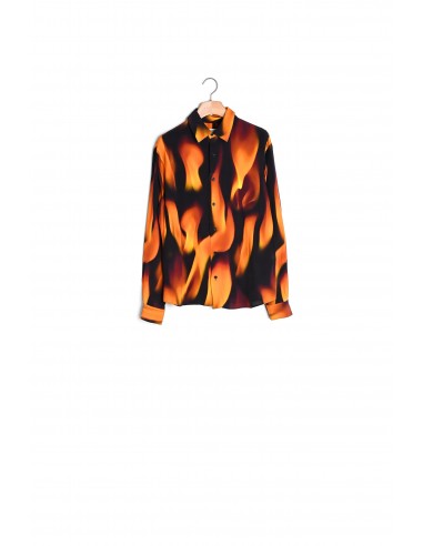 Chemise motifs flammes store