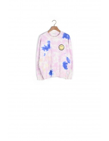 Pull tie and dye avec broderie smiley chez Cornerstreet bien 