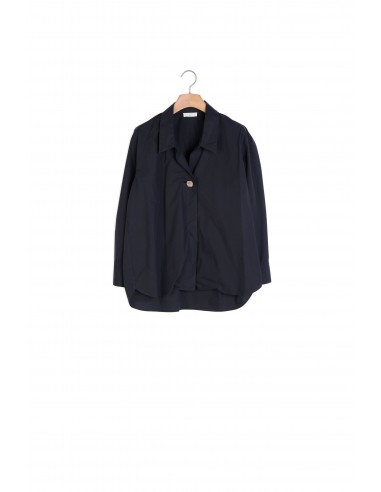 Chemise oversize à bouton fantaisie destockage